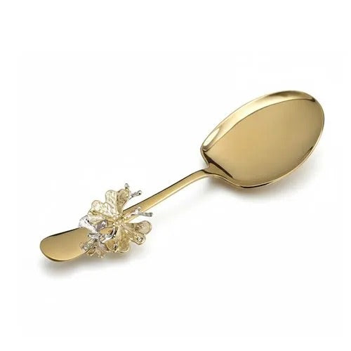 Turkish Golden Stainless Steel butterfly Serving Spoon