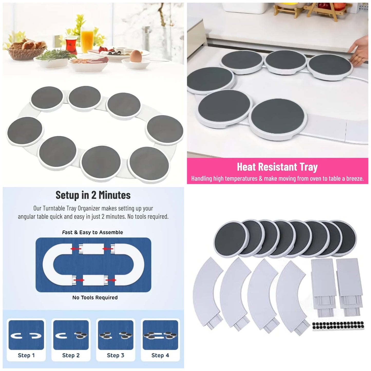 Modular Lazy Susan Turntable