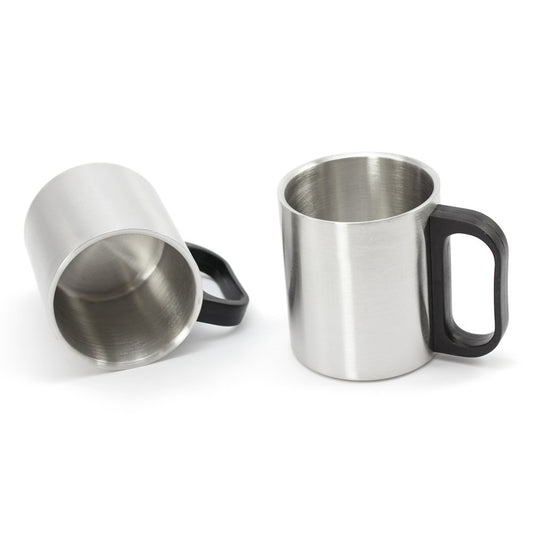 100ml tea coffee cups stainless steel double wall cup