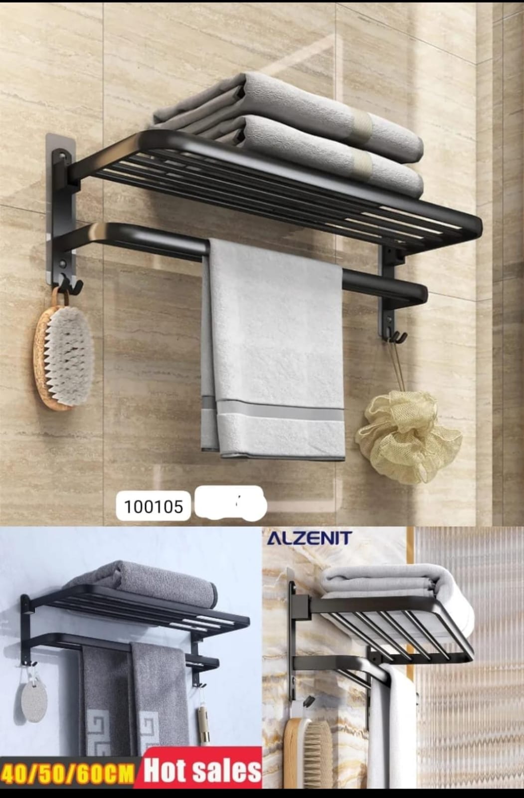 Towel rack iron material