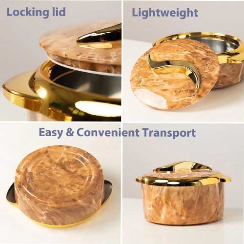 3 pcs hot pot set hot & cool. 1500ml, 2000ml & 2500ml