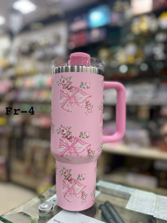 1200ML 40oz Flower design thumbler