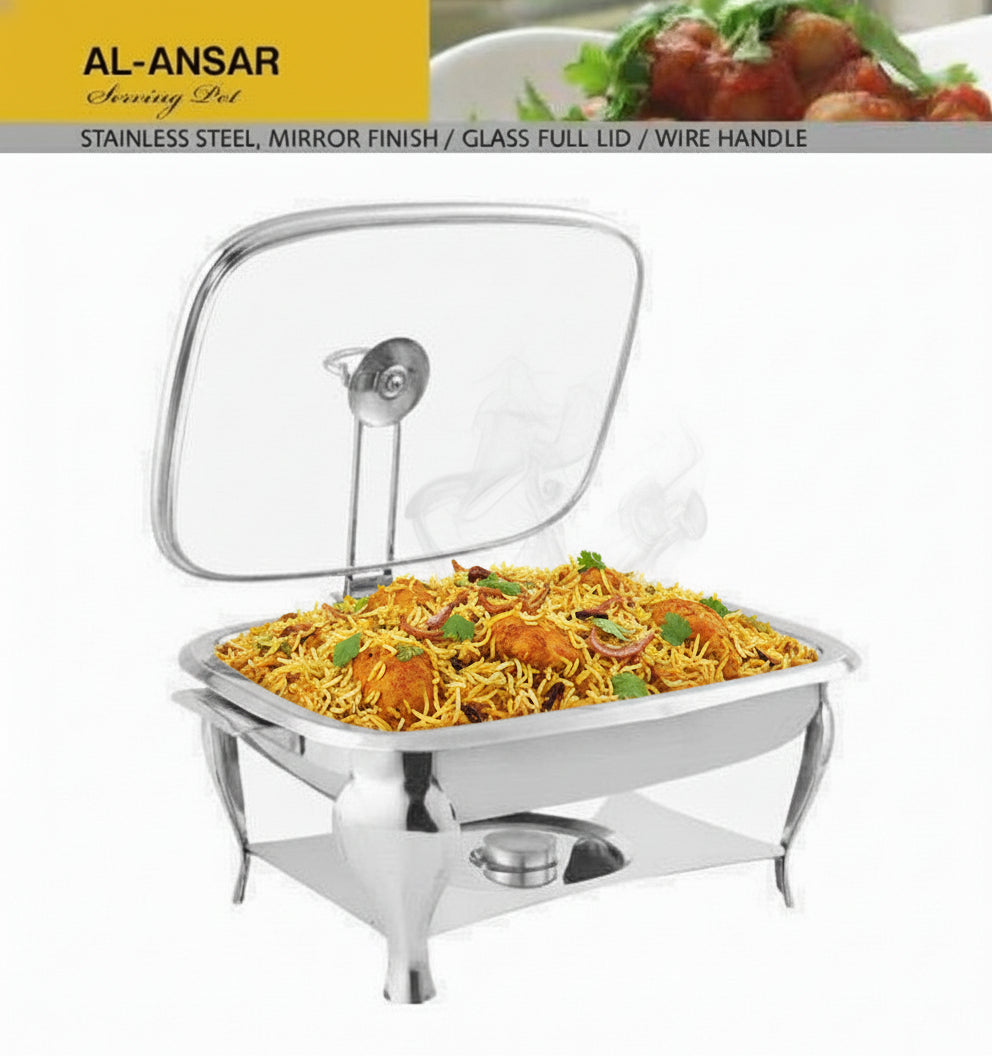 chefing dish stainless steel