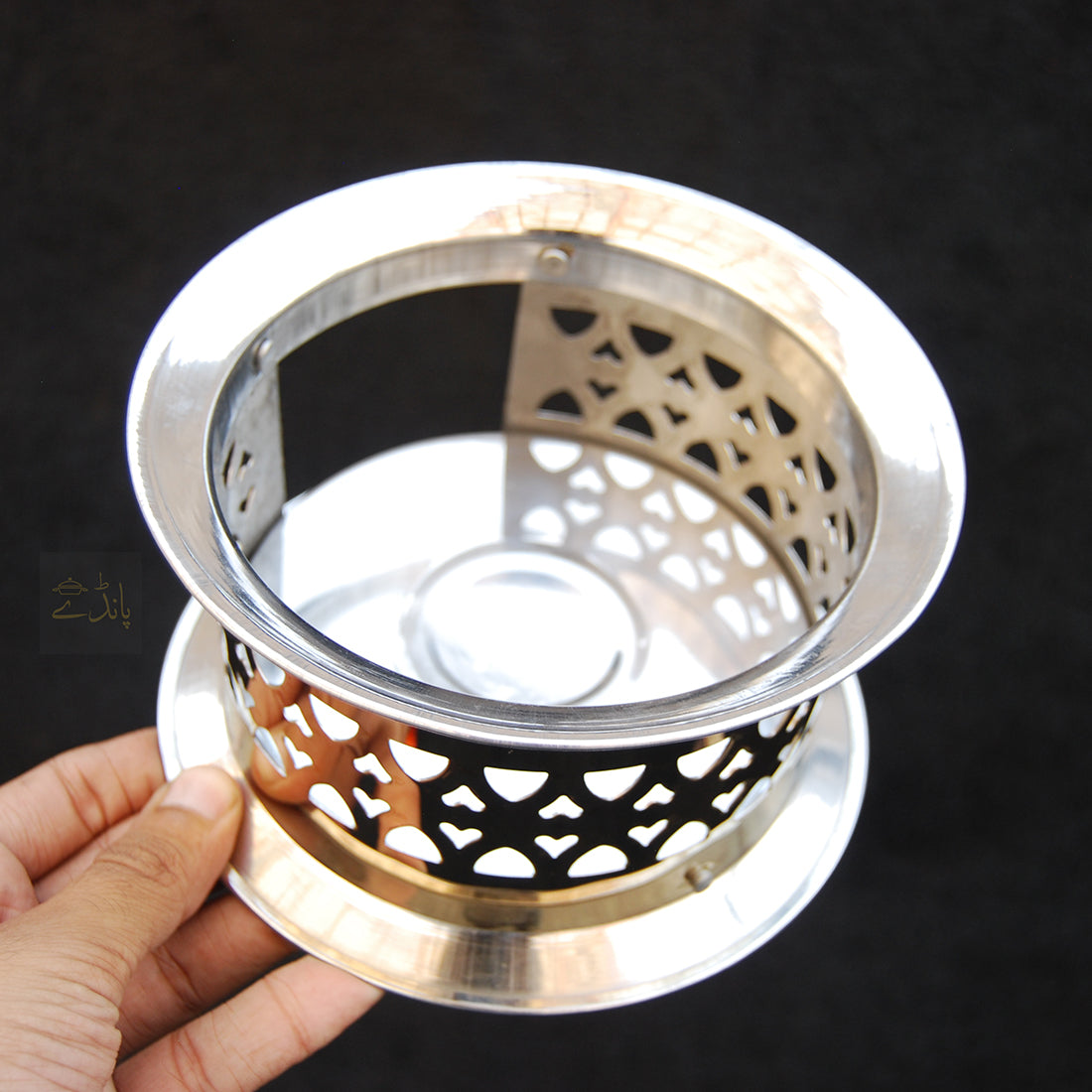 Golden Steel Stand for Handi and Karahi | 3 Sizes | For all sizes Handi and Karahi