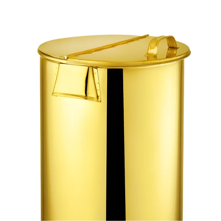 Golden stainless steel ata Dabba luxury flour stock pot