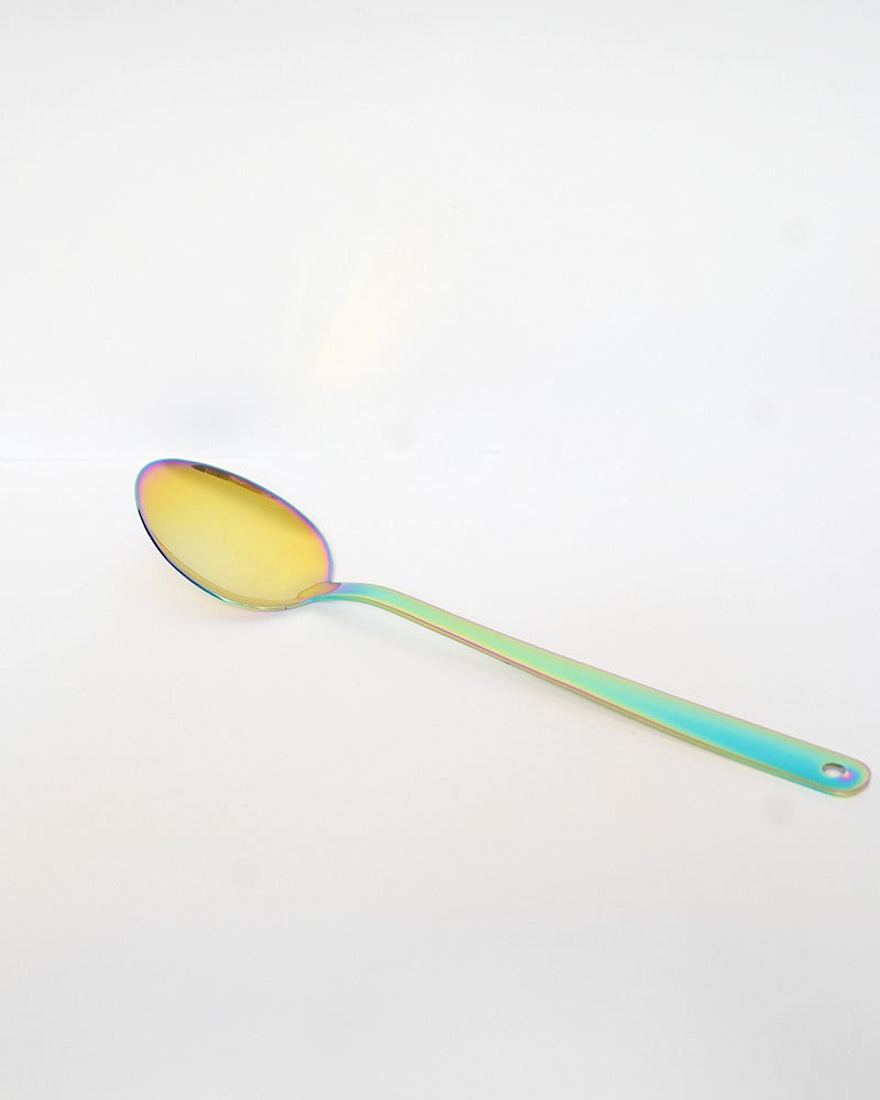 multicolor kitchen spoon set cutlery set stainless steel 14 gauge heavy quality marriage gift set