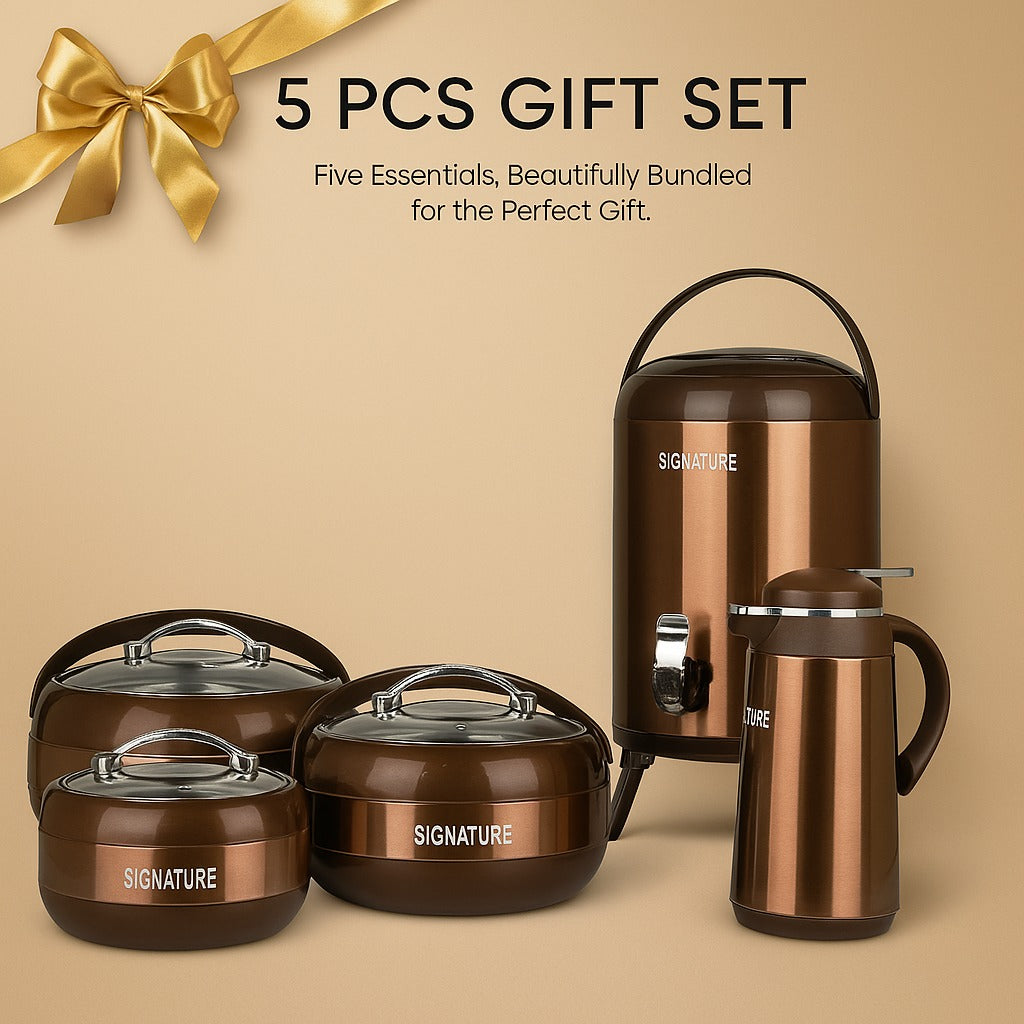 5 pcs gift set Hotpot set cooler thermos