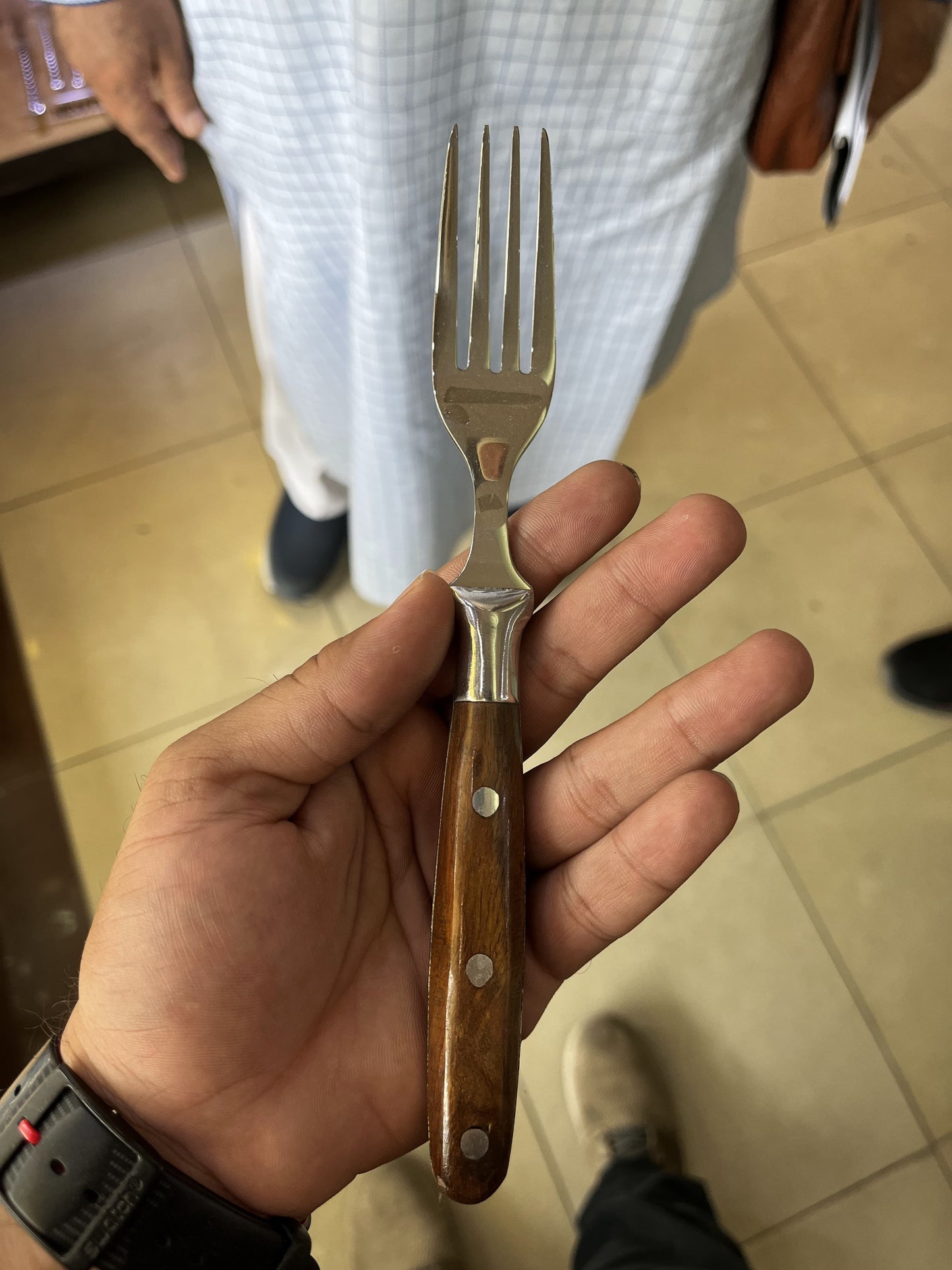 Full Heavy cutlery set Wooden Handle Stylish