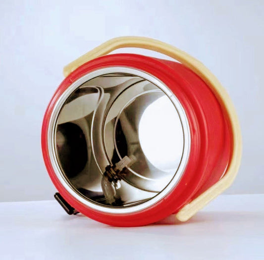 Stainless steel cooler with plastic body imported