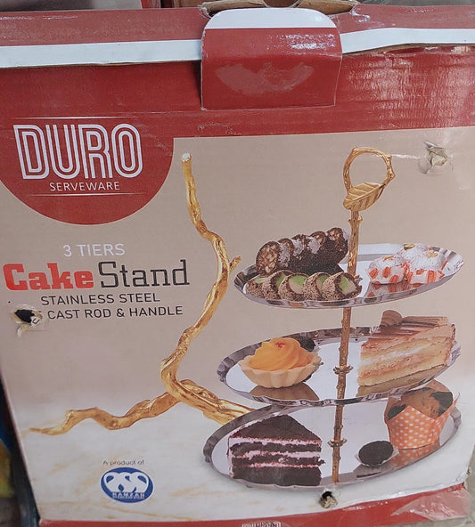 Stainless Steel Cake Stand 3 Tier