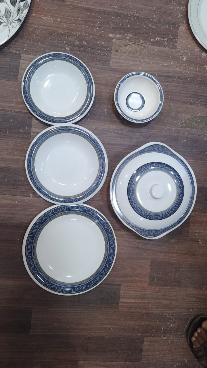 Melamin beautiful design plates double glaced unbreakable