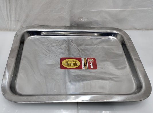 serving Tray Kam Gheri stainless steel