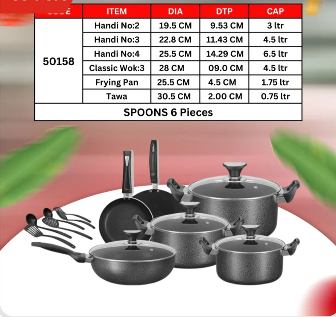 16pcs Nonstick Gift Set Box Pack Marriage gift set