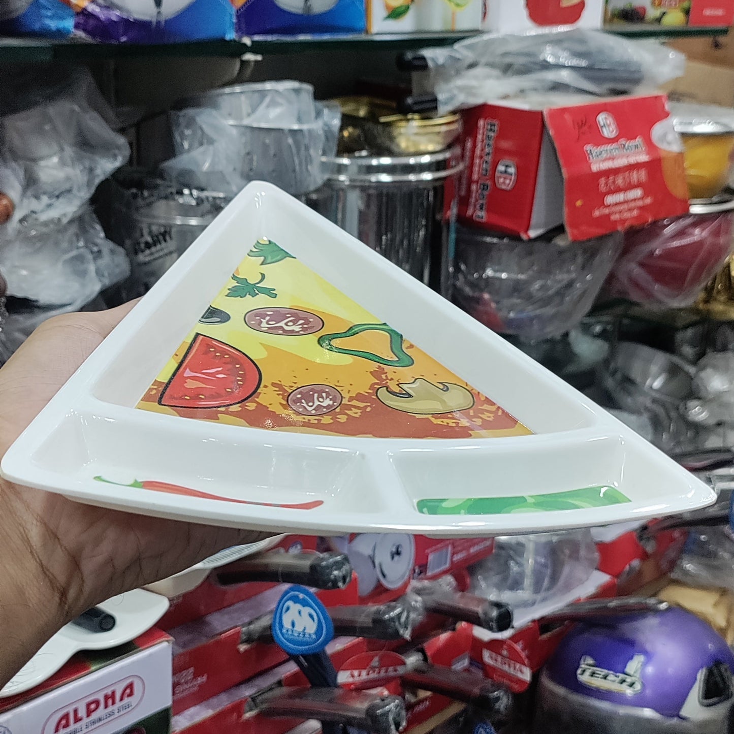 Kids Pizza Tray beautiful melamine plate best for birthday gifts