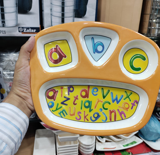 Kids Alphabets Tray beautiful melamine plate best for birthday gifts