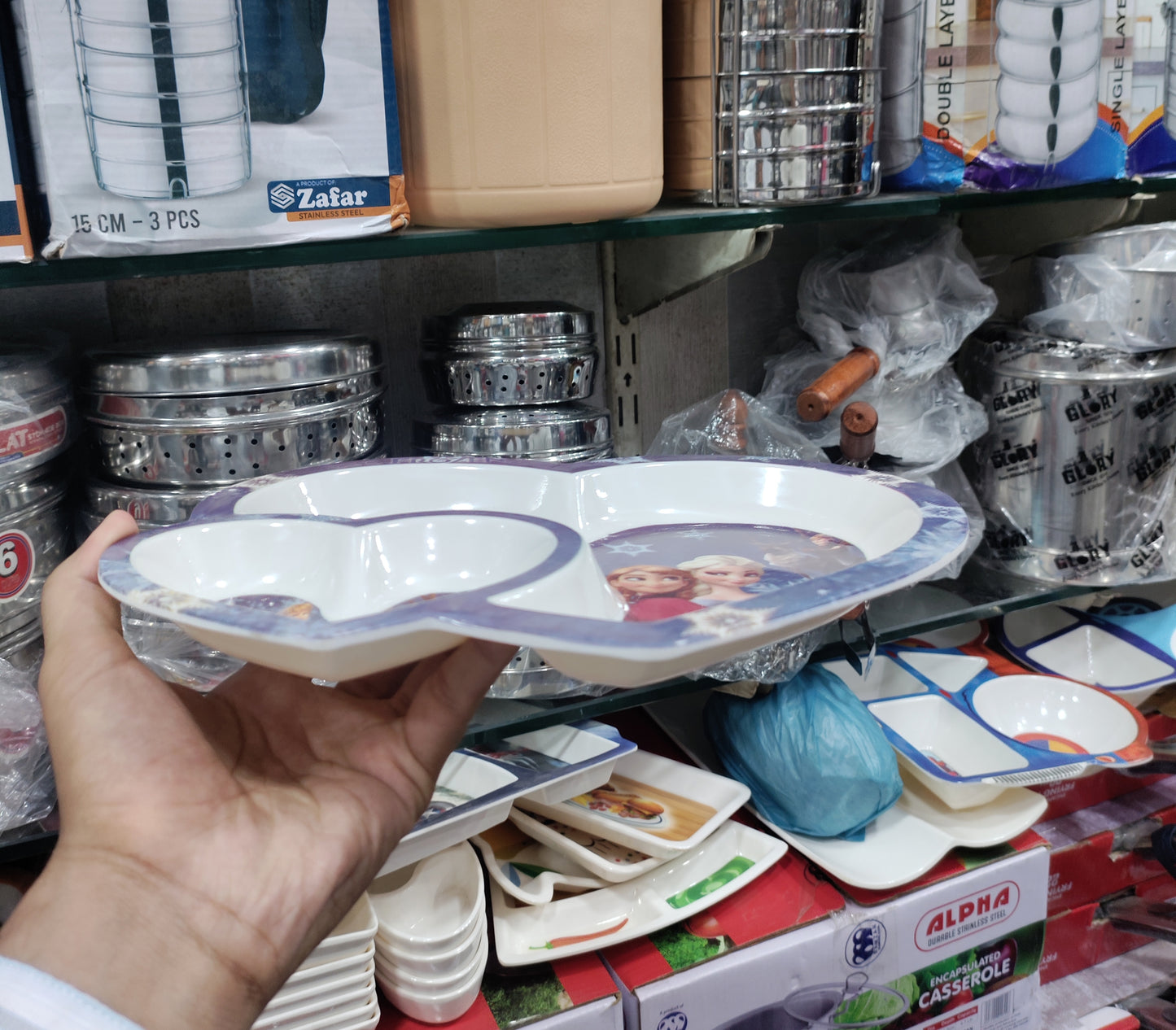 Kids Cartoon Tray beautiful melamine plate best for birthday gifts