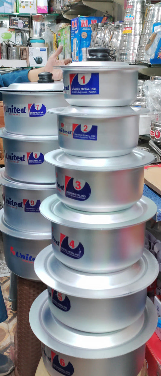 Anodized top Casserole best quality cooking pot set