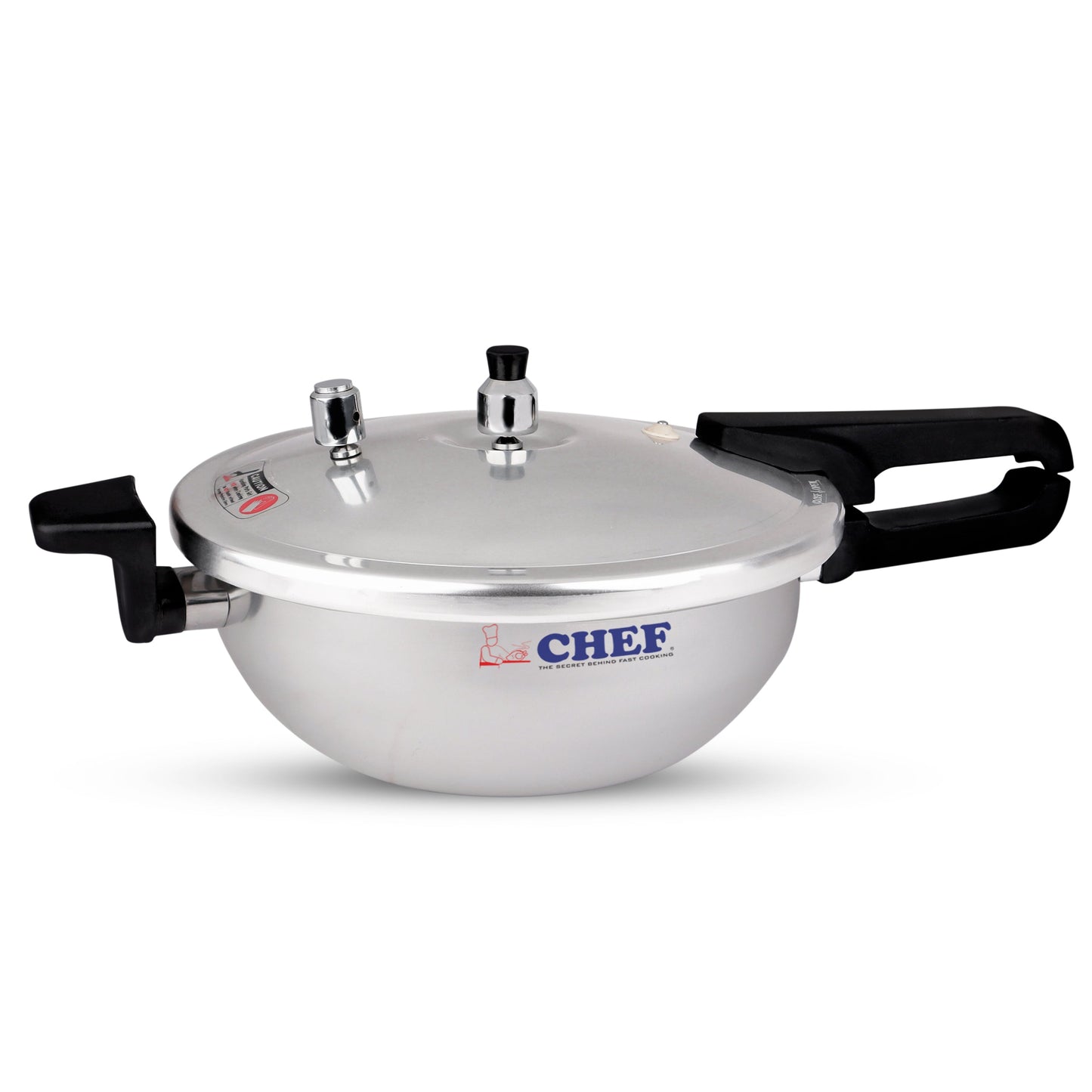 Chef aluminium Pressure Cooker 2 in 1 karahi