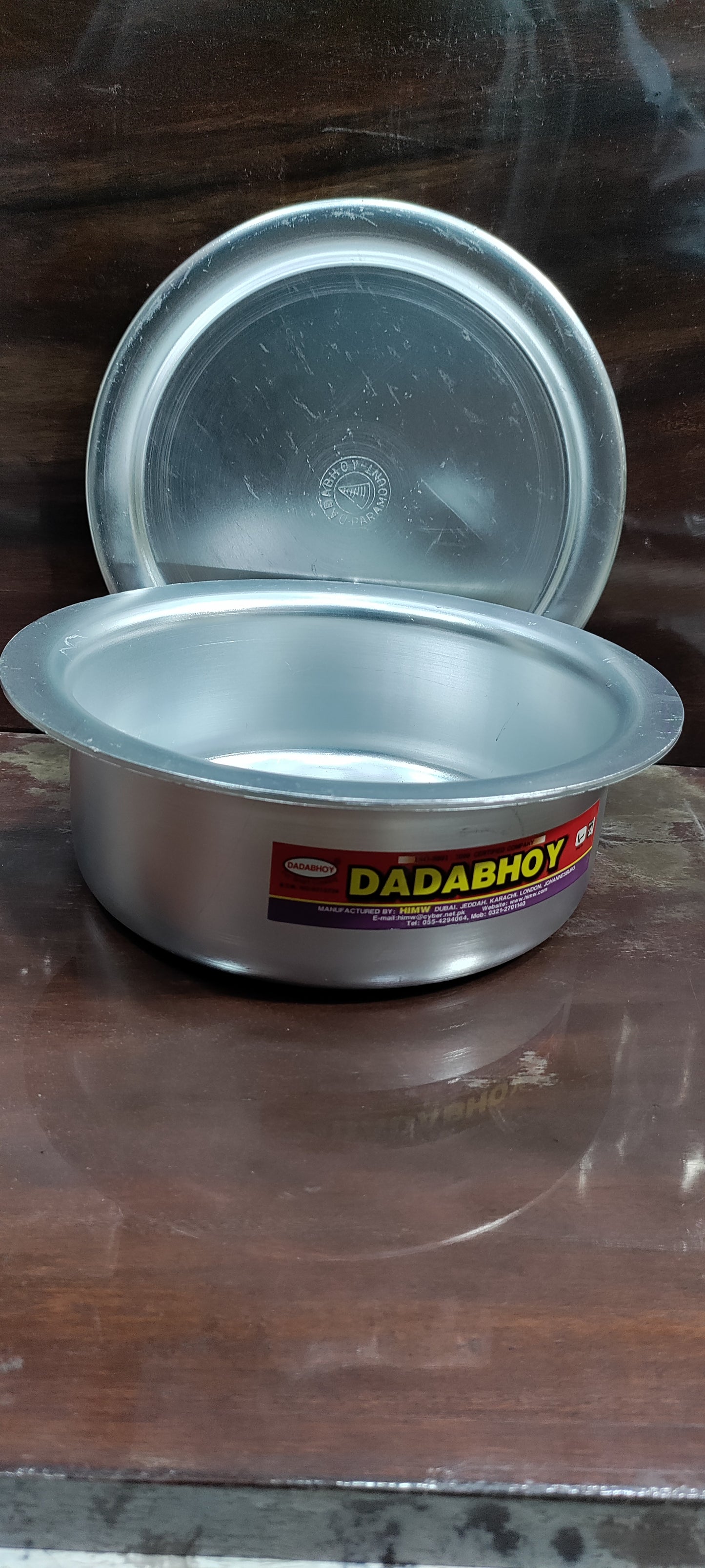 Anodized heavy lagan dadabhoy flat bottom for biryani kofta gravey