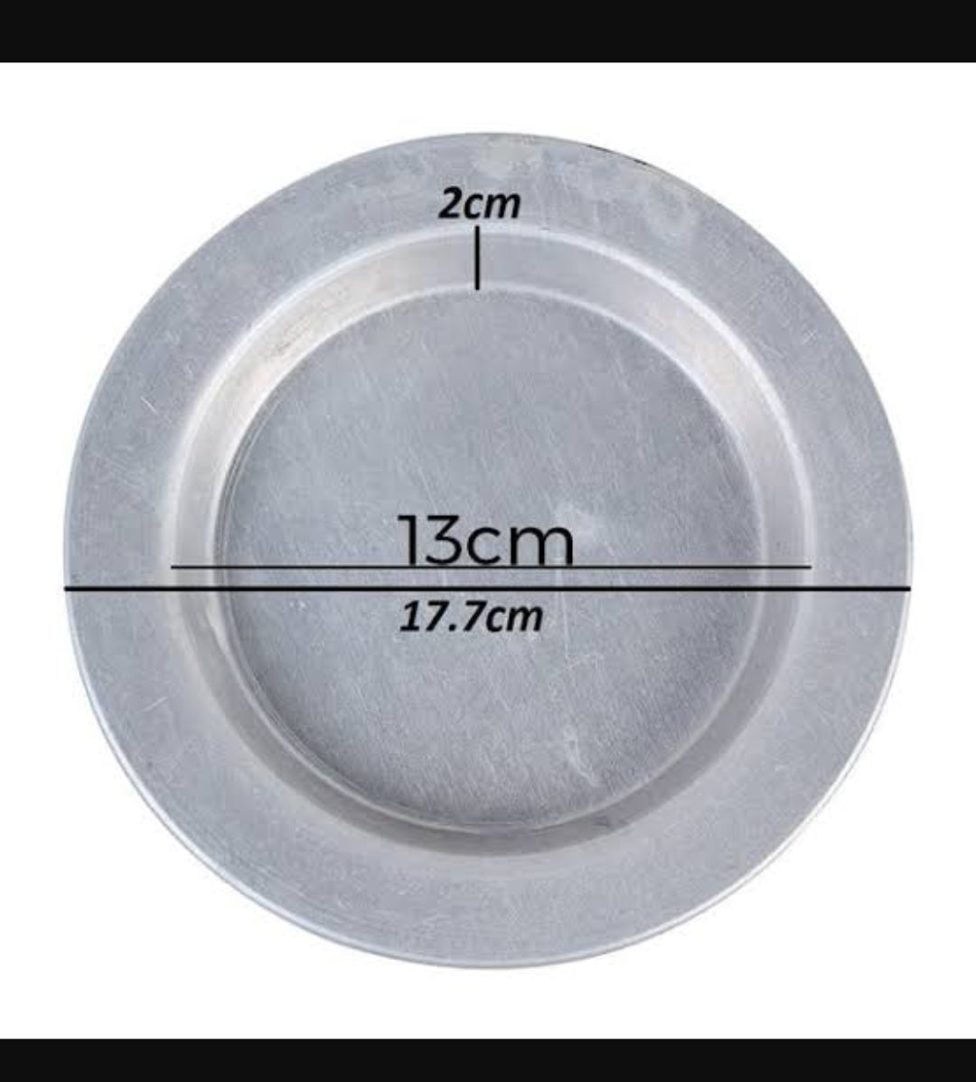 Kunafa baking plate tray round