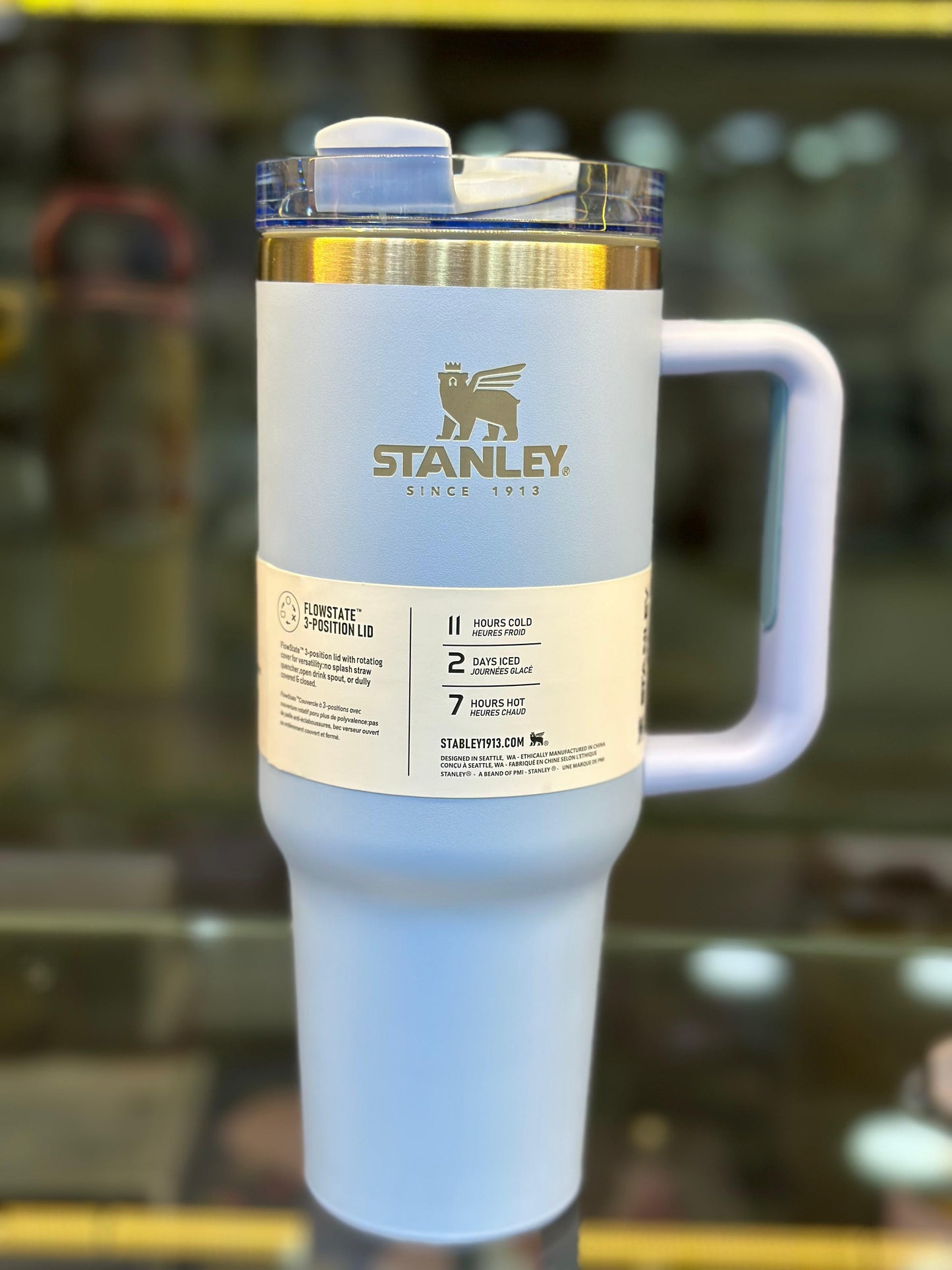 Stanley Tumbler with Double-Wall Insulation – Keeps Drinks Ice-Cold or Piping Hot for Hours