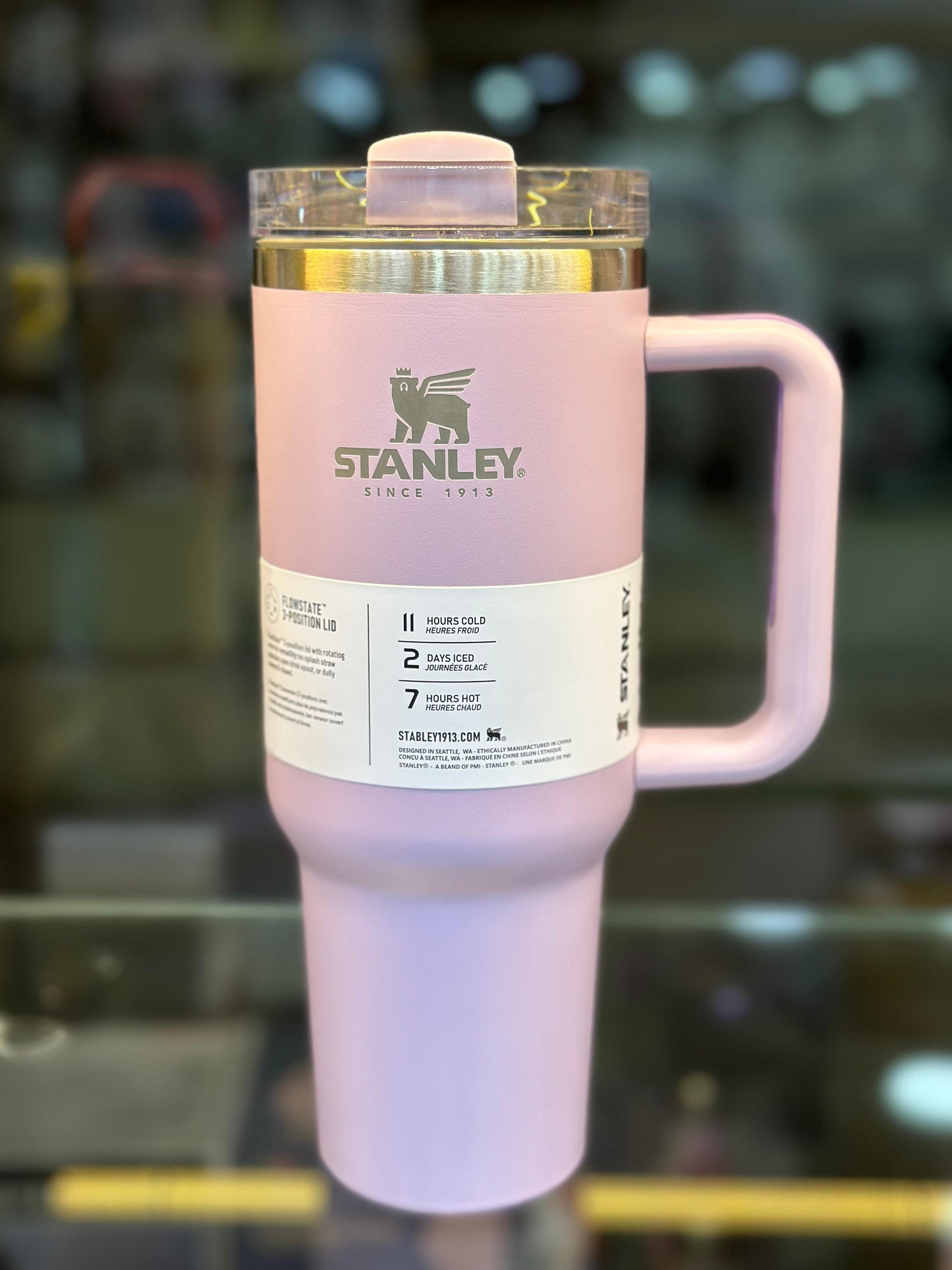 Stanley Tumbler with Double-Wall Insulation – Keeps Drinks Ice-Cold or Piping Hot for Hours