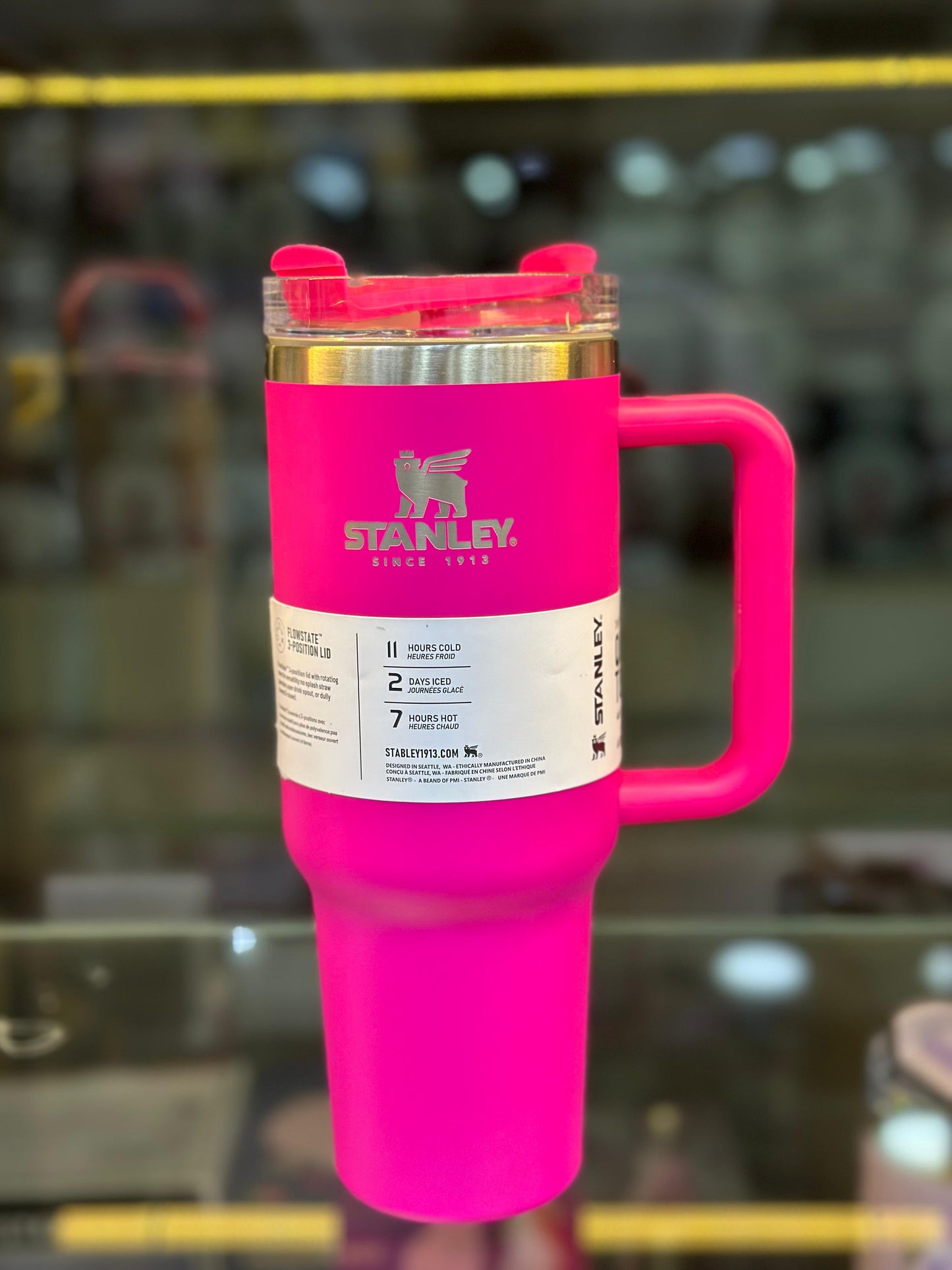 Stanley Tumbler with Double-Wall Insulation – Keeps Drinks Ice-Cold or Piping Hot for Hours