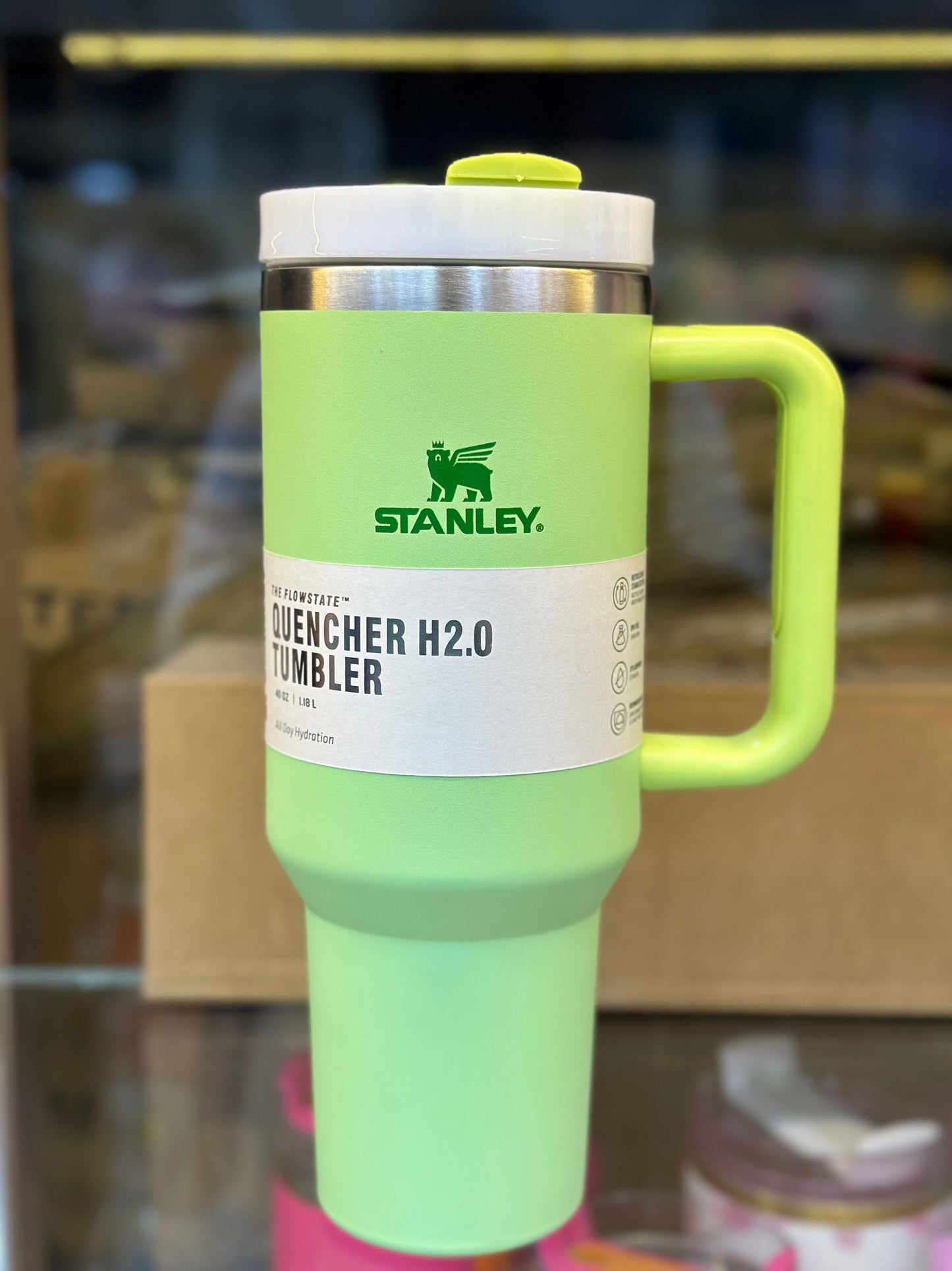 Stanley Tumbler with Double-Wall Insulation – Keeps Drinks Ice-Cold or Piping Hot for Hours