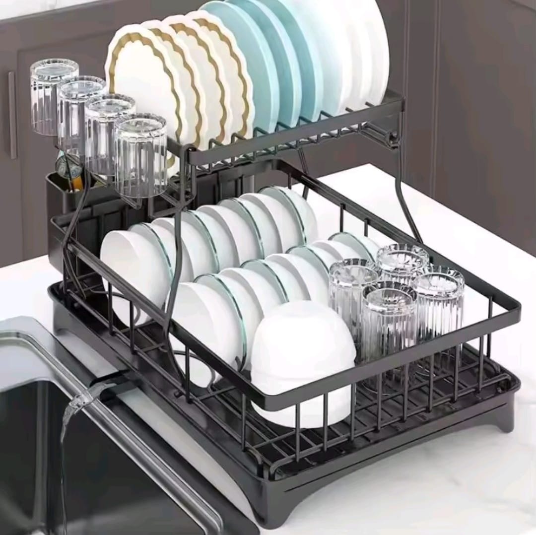 2 Tier Dish Drying Rack