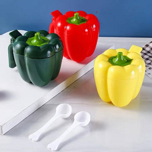 4-Compartment Spice Organizer with Lid