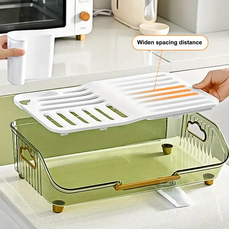Acrylic Luxury Dish Drain Rack