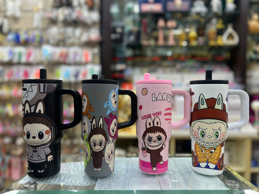 890ml Labubu Stainless Steel Tumbler – Insulated Drink Cup