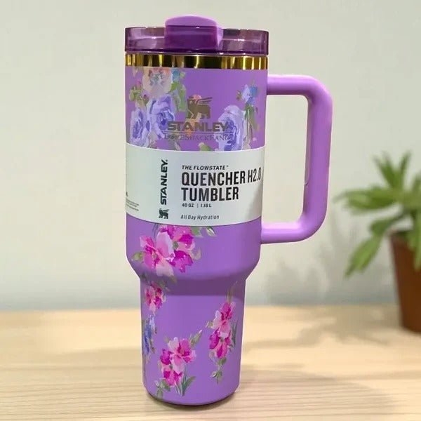 Stanley Inspired Floral Print Quencher H2.0