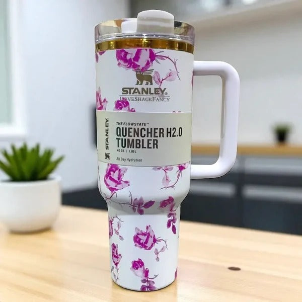 Stanley Inspired Floral Print Quencher H2.0