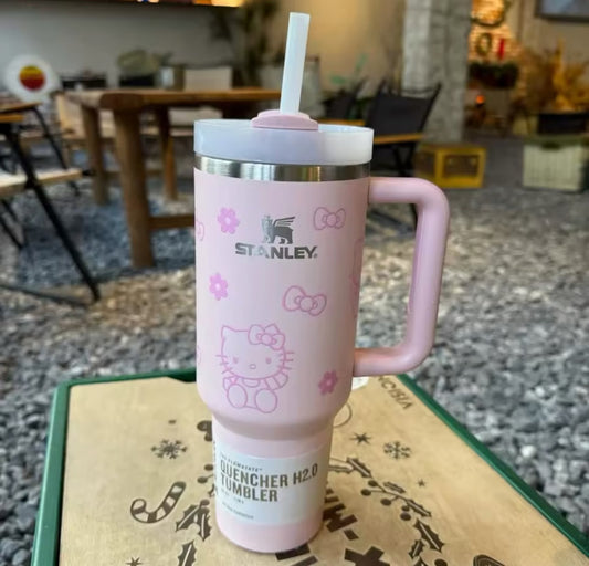 Stanley Hello Kitty Tumbler 40oz (Premium Quality)