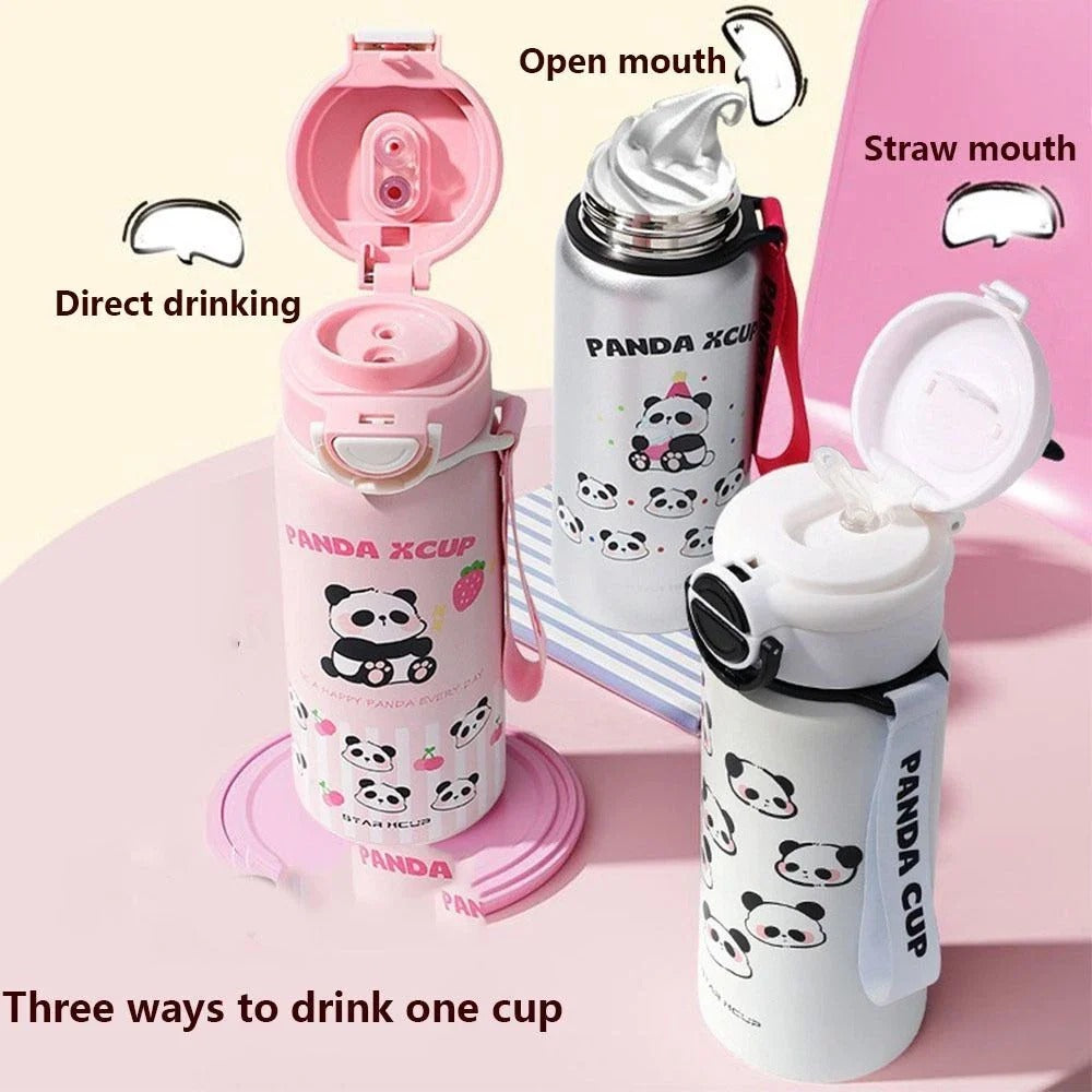 STAINLESS STEEL THERMOS CUP PANDA - 550ML