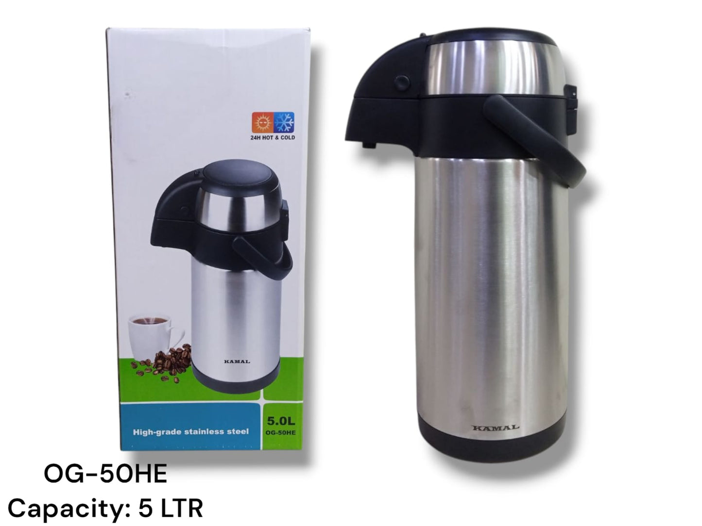 DayDays Airpot thermos Vacuum Insulated Stainless Steel