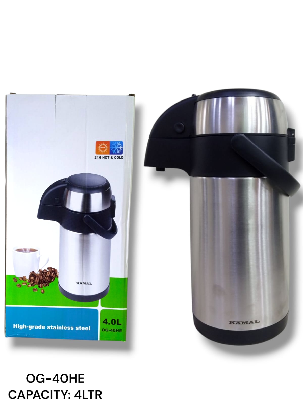 DayDays Airpot thermos Vacuum Insulated Stainless Steel