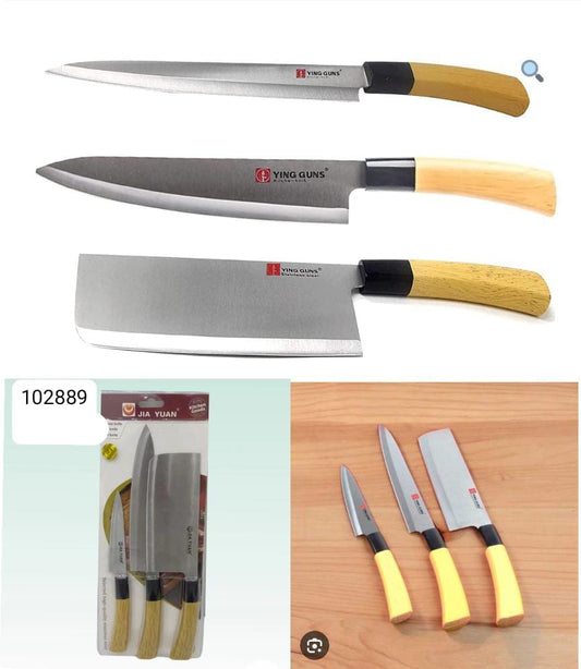 3pcs Set Yingguns Knife King Kitchen