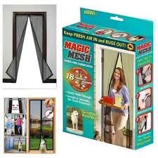 Magic Mesh Deluxe- Hands Free Magnetic Screen Door,