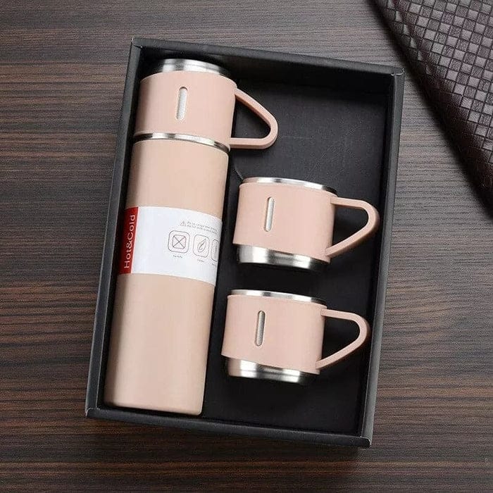 Vacuum Flask Mug Set, Stainless Steel Vacuum Flask Tumbler For Coffee Hot Water