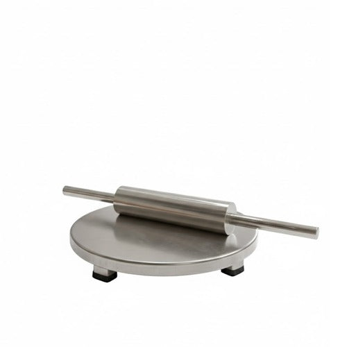 3 pcs Stainless steel patla Belen with stainless steel stand.