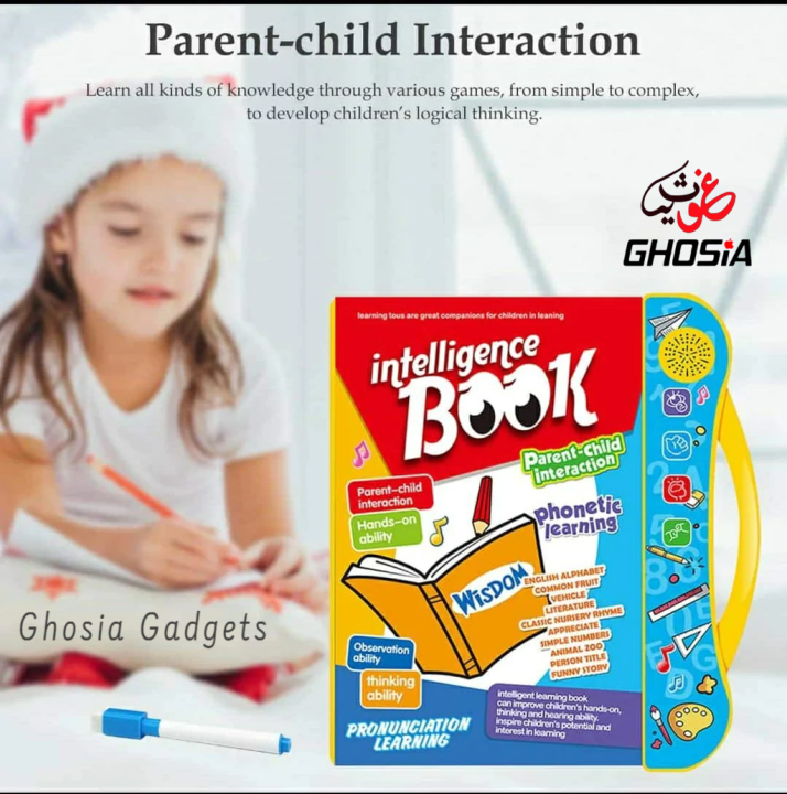 Kids English Voice And Intelligence Learning Book