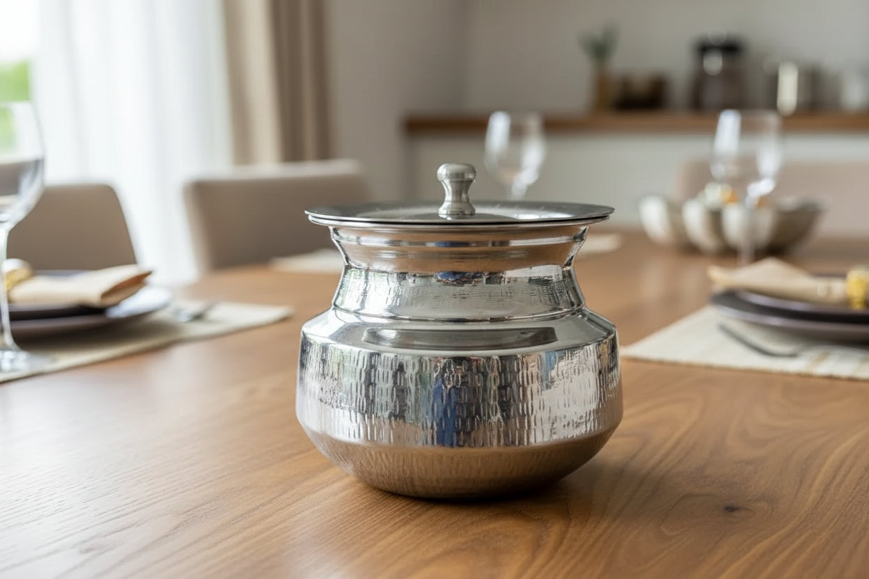 Mini deg serving steel Pakistan karachi hshome.pk delivery all over Pakistan wedding gifts bartan crockery