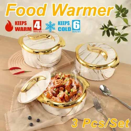 Imported 3 pcs hotpot set hot & cool. 1500ml, 2000ml & 2500ml