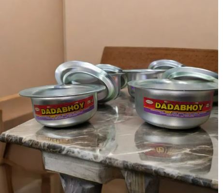 silver aluminium dadabhoy 4pcs baby set