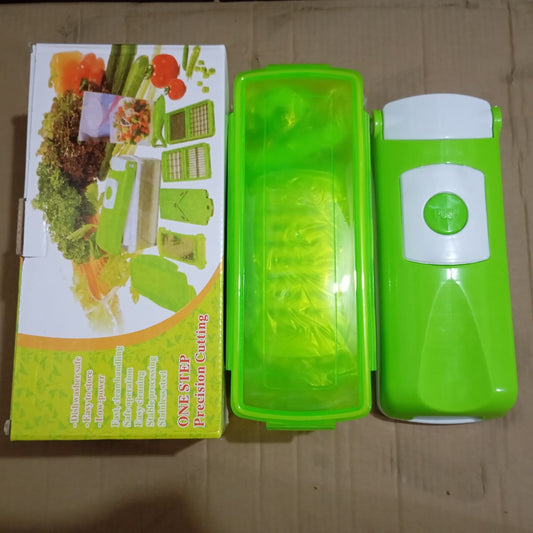 12-in-1 Multi-Function Vegetable Chopper & Slicer Set – Fruit Cutter, Dicer, Grater & Peeler Kit