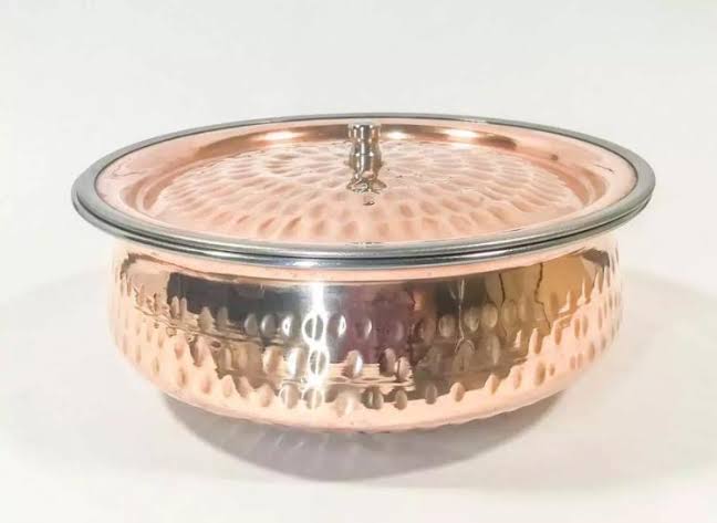 Serving Copper handi inside stainless steel