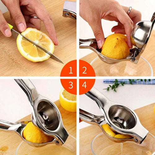 Lemon squeezer stainless steel