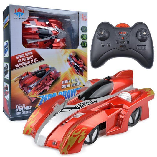Electric wall climbing car, Speed Racing Climbing RC Stunt Car